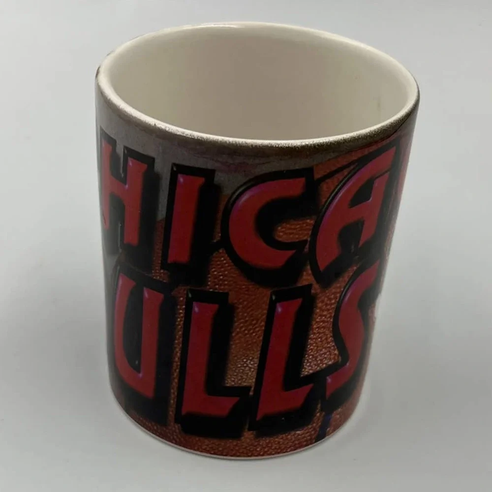 Vintage Chicago Bulls‎ Ceramic Coffee Cup Mug NBA 90's National Basketball